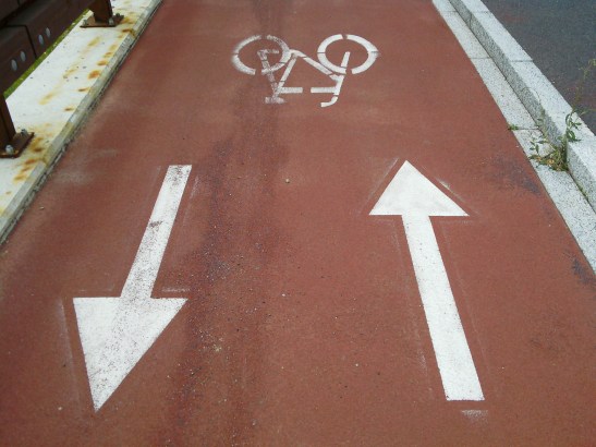 pista ciclabile segnaletica