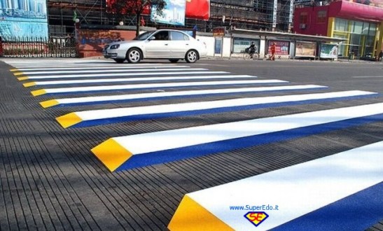 strisce pedonali 3D